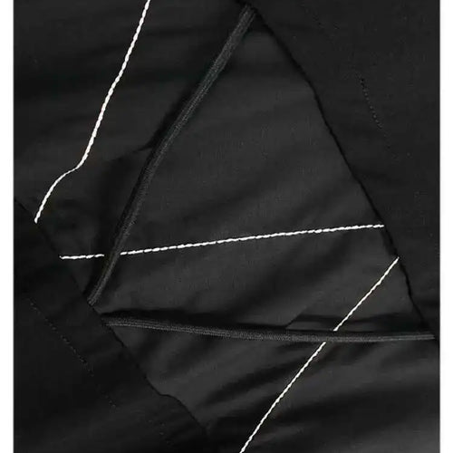 Load image into Gallery viewer, Women Black Color-block Shaped Big Size T-shirt New Round Neck Short Sleeve Fashion Tide Spring Summer 2025 1DH5563
