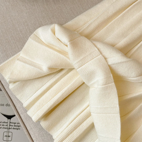 Load image into Gallery viewer, Korean Version Women Black Beige Sexy Club Vacation Short Skirt Autumn Winter Brown High Waist Drawstring Lace-up Pleated Skirts
