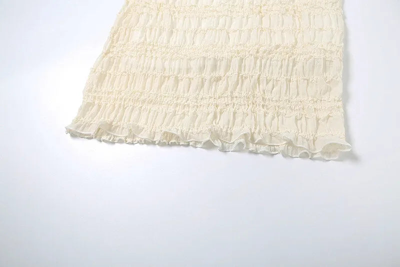 Chiffon Lace Sexy Skirt Two Piece Sets Women Halter Crop Tops And Maxi Skirt Ladies Fashion Woman Long Dress Set