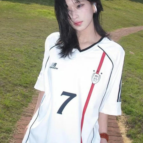 Load image into Gallery viewer, Y2k Aesthetic Gothic Letter Printing Casual T-shirt Hiphop Patchwork Streetwear Grunge Tops Harajuku Men and Women Loose Tshirts
