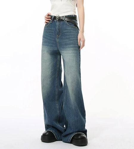 Loose Fit Men's Wear New Stylish Women Men Wide Leg Denim Pants Multi Colors Casual Jeans Summer Fashion Tide 9C354