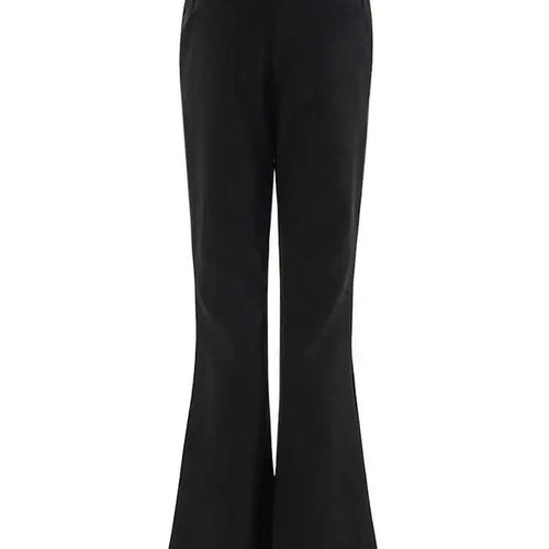Load image into Gallery viewer, High Elastic Waist Black Ruffles Spliced Long Wide Leg Pants New Trousers Women Fashion Tide Spring Autumn 2025  CPG2133
