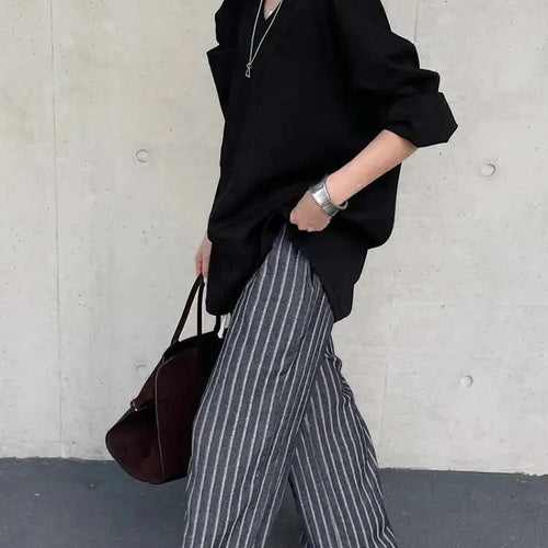 Load image into Gallery viewer, Women Gray Double Pocket Big Size Elegant Mini Dress New V--Neck Long Sleeve Fashion Tide Spring Autumn 2025 1DH7310
