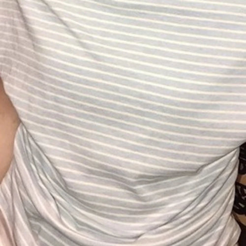 Load image into Gallery viewer, 2025 Harajuku Fake Two Pieces Stripe T-shirt Women Y2k Aesthetic Halter Patchwork Grunge Tees Streetwear Casual Pleated Tshirts
