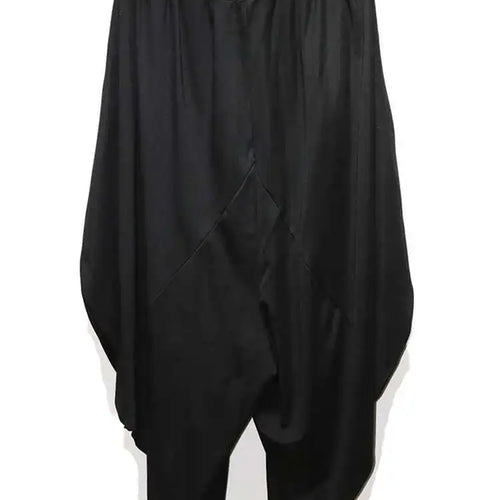 Load image into Gallery viewer, High Elastic Waist Black Brief Long Casual Wide Leg Pants New Trousers Women Fashion Tide Spring Autumn 2025 1DJ0218
