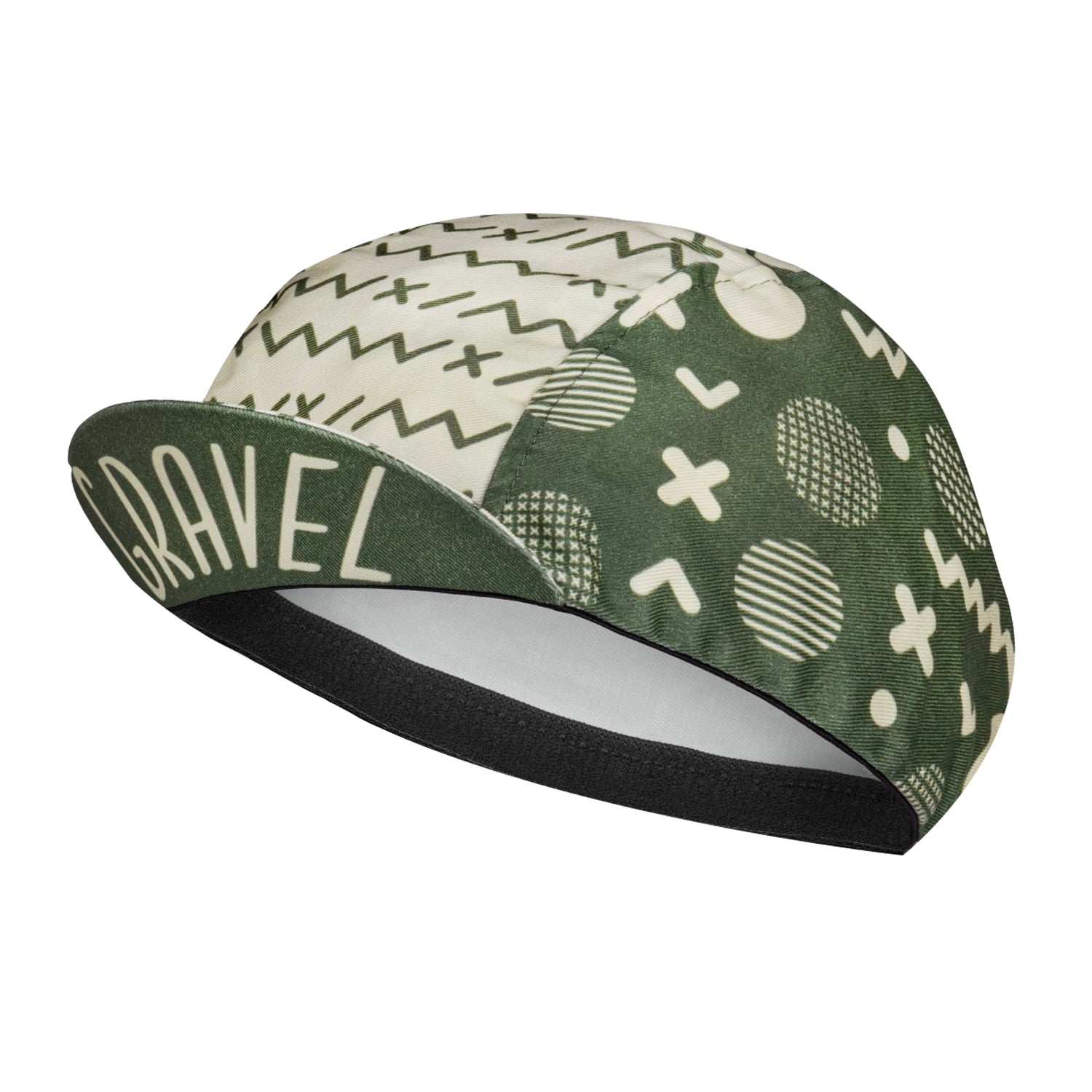 Beer Coffee Ice Cream Biscuit Cartoon Print Polyester Bicycle Cycling Caps Quick Dry Breathable Sweat Wicking Bike Hat