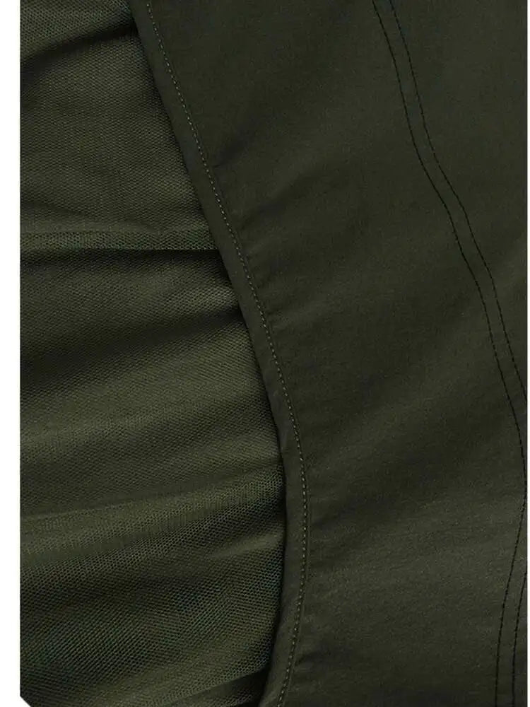 Women Black Topstitched Mesh Big Size Strap Dress New Square Collar Sleeveless Fashion Tide Spring Autumn 2025  1DH6192