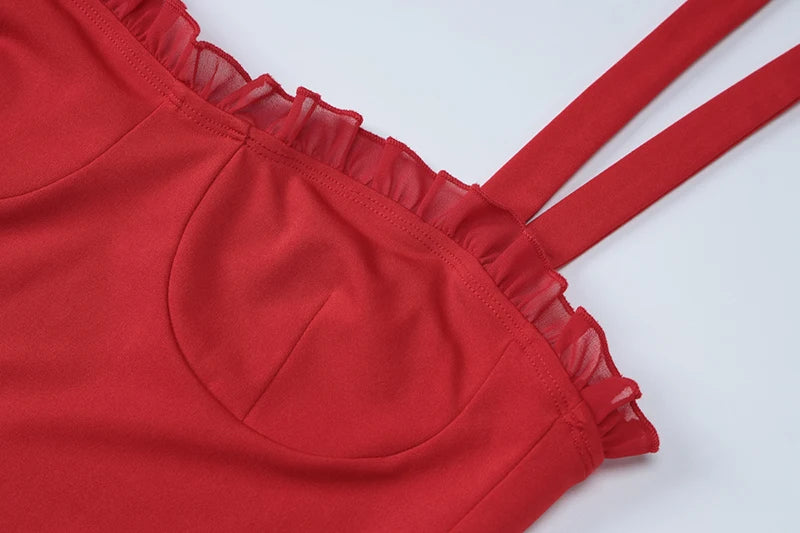 Elegant Women's Summer New Sexy Backless Solid Slash Neck Dress Slim Fit Waist Camisole Mini Dress Club Party Dress