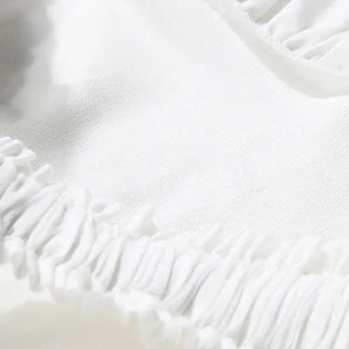 Load image into Gallery viewer, Women White Sling Backless Pleated Shrink Waist Slim Vintage Dress New Square Collar Fashion Spring Autumn 2025 JF54801
