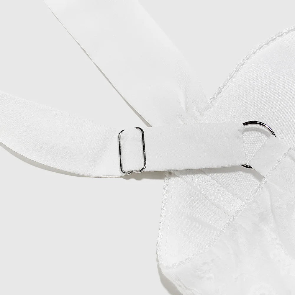 Elegant White Spaghetti Strap Midi Dress For Women Fashion Strapless Sleeveless Backless A-line Club Party Dress