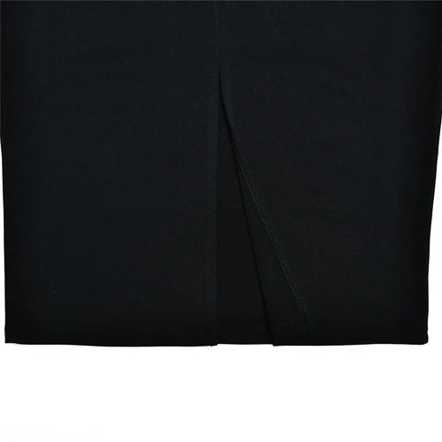 Load image into Gallery viewer, Elegant Strapless Sexy Midi Dress For Women Fashion Sheer Long Sleeve Backless Split Bodycon Club Party Sexy Long Dress
