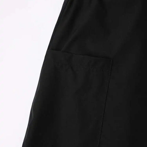 Load image into Gallery viewer, High Elastic Waist Black Irregular Pocket Midi A-line Half-body Skirt Women Fashion Tide New Spring Autumn 2025 1DH5348
