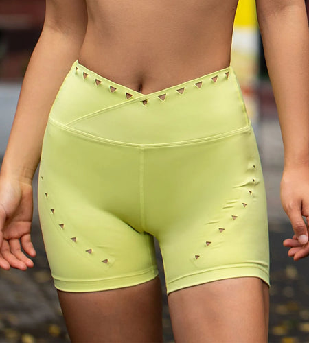 Peach Hip Raise Yoga Shorts Leg Solid Color Elastic Running Workout Shorts Tight Compression Seamless Sports Shorts