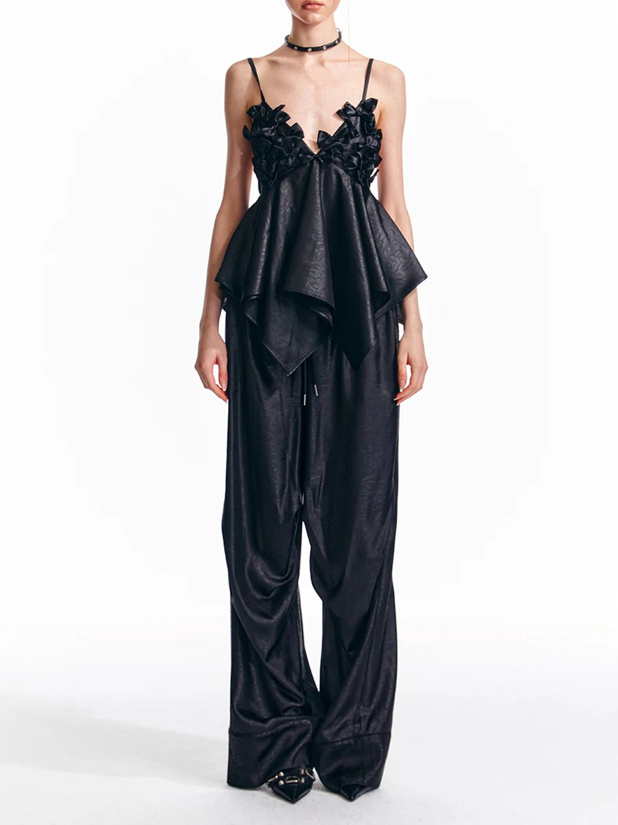 Hit Color Slimming Minimalist Vests For Women V Neck Sleeveless Temperament Loose Vests Female Fashion Style New