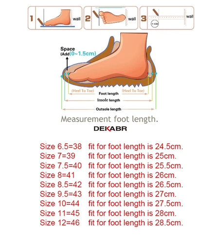 Luxury Men Shoes Fashion Split Leather Flats Classic Shoes Comfortable Rubber Platform Outdoor Daily Men Casual Shoes