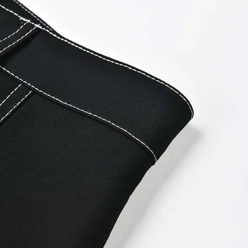 Load image into Gallery viewer, Black Jacket Big Size Wide Leg Pants Two Piece Suit New Lapel Long Sleeve Women Fashion Tide Spring Autumn 2025  CPG0425
