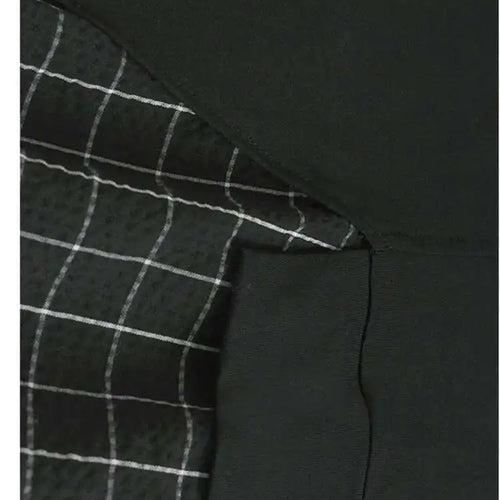 Load image into Gallery viewer, Women Black Plaid Color-block Big Size Midi Dress New Round Neck Short Sleeve Fashion Tide Spring Summer 2025 1DJ0086
