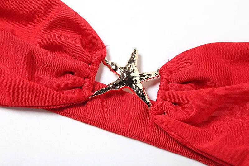 Elegant Beach Sexy Skirt Two Piece Sets Women Strapless Tops And Maxi Skirt Female Print Vacation Club 2 Piece Set