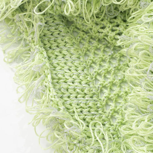 Load image into Gallery viewer, Spaghetti Strap Tassel Knit Mini Dress Women Summer New Hollow Out See Through Backless Beach Holiday Club Dress
