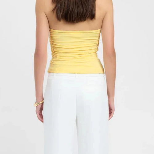 Load image into Gallery viewer, Solid Spliced Folds Slimming Vests For Women Strapless Sleeveless Tunic Temperament Vests Female Fashion Style New
