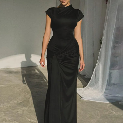 Load image into Gallery viewer, Women's Summer High Waist Sexy Maxi Dress O-Neck Sleeveless Bodycon Lace Up  Fashion Evening Party Long Dresss
