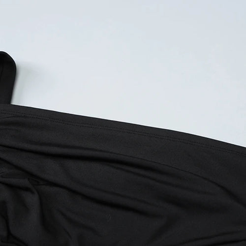 Load image into Gallery viewer, Hollow Out Lace Draped Sexy Maxi Dress For Women Gown Fashion One Shoulder Sleeveless Backless Bodycon Long Dress
