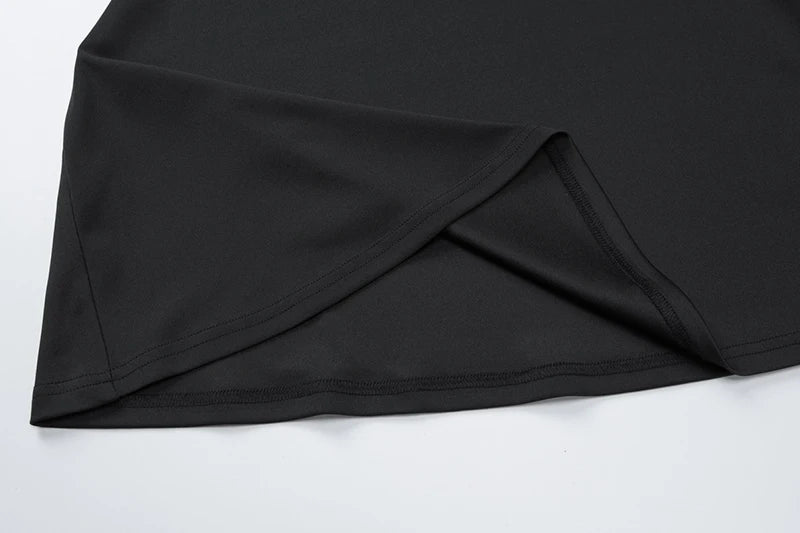 Off-shoulder Long Sleeve Mini Dress For Women Autumn Winter New Patchwork Strapless Backless A-line Sexy Dress Elegant