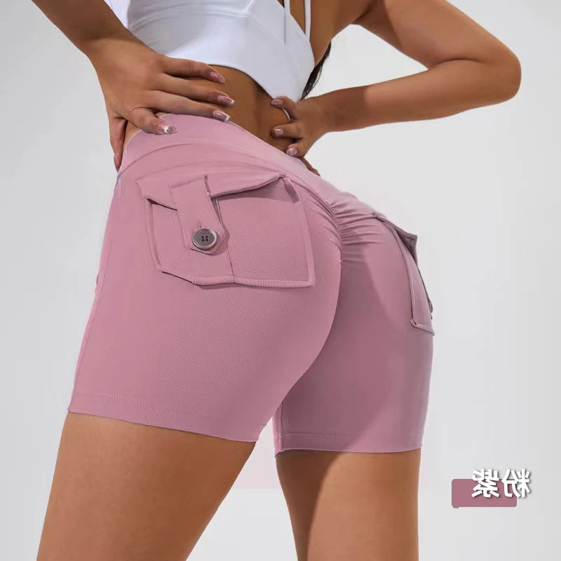 Smaller Gym Leggings Women Scrunch Bum High Waist Yoga Pants Shorts Tights Workout Legging Breathable Naked Feeling Elastic v2