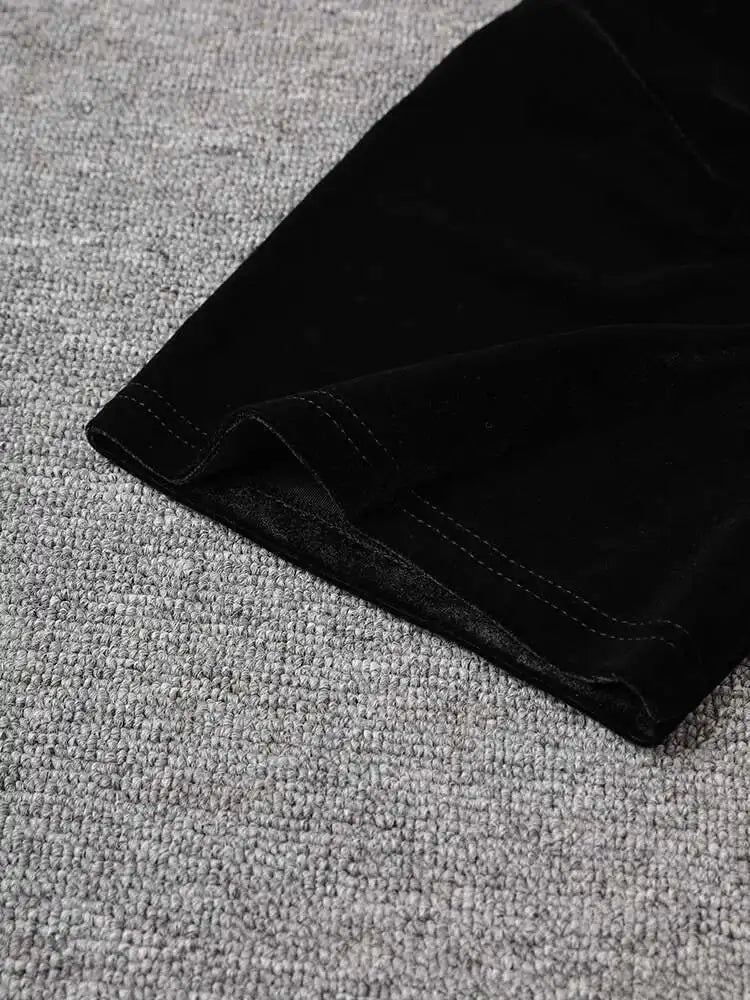 Women Green Mesh Ruffles Hem Big Size Knee-Length Dress New Round Neck Short Sleeve Fashion Spring Summer 2025 CPG2904