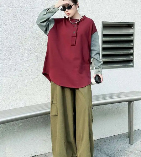 High Elastic Waist Yellow Pocket Drawstring Long Wide Leg Pants New Trousers Women Fashion Tide Spring Autumn 2025 1DH9933