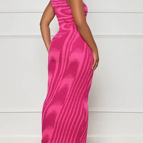 Load image into Gallery viewer, Gradient Sexy Slim Fit Wrap Hip Tight Women's Dress Black &amp; White Stripe Sleeveless Dress Party Club Street Vestidos
