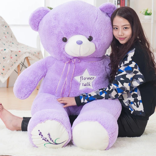 Load image into Gallery viewer, High Quality New 35cm Kawaii Purple Bear Plush Toys Stuffed Lovely Animals Teddy Bear Dolls for Classmate Kids Graduation Gifts
