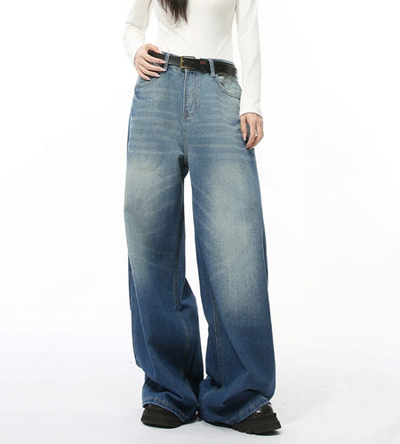 Korean New Chic Men's Jeans Lightning Pattern Washed Male Denim Pants Summer Trendy Trousers Casual Men Clothing 9C6172