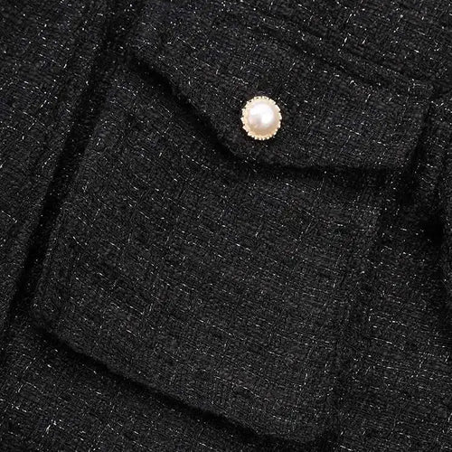 Load image into Gallery viewer, Black Irregular Elegant Big Size Woolen Coat New Lapel Long Sleeve Women Jacket Fashion Tide Autumn Winter 2025 1DH1530
