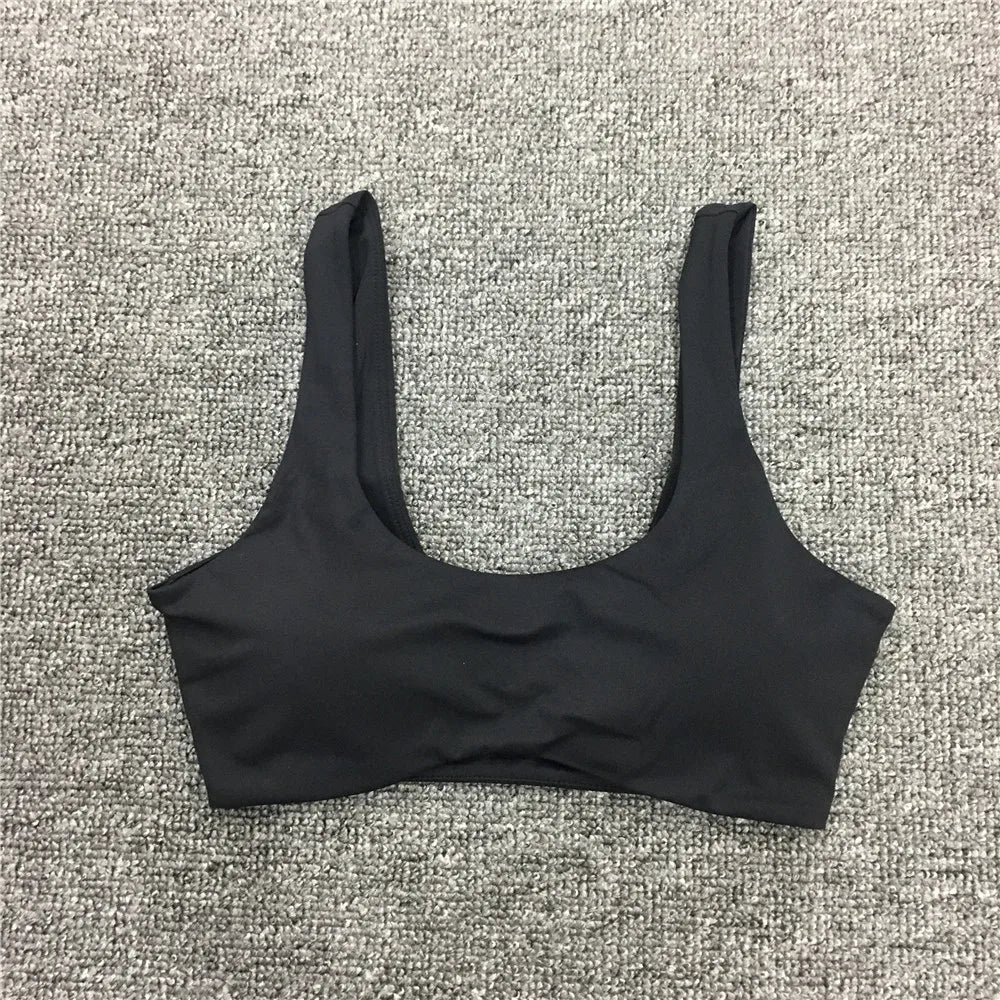 Women Nude Underwear Sports Bras Fitness Yoga Running Jogging Gym Wear Stretch Padded Sling Sport Top Athletic Vest Yoga Bra