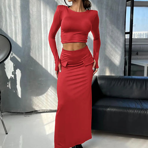 Load image into Gallery viewer, Elegant Solid Long Sleeve Tie Flowers Ruched Sexy Slim Pleated Mini Dress Women Y2K Outfit Birthday Party Vacation
