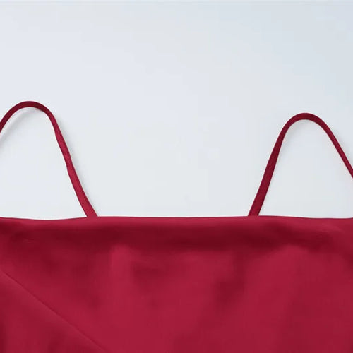 Load image into Gallery viewer, Spaghetti Strap Thigh High Split Sexy Maxi Dress Women Elegant Satin High Elastic Sleeveless Backless Club Party Dress
