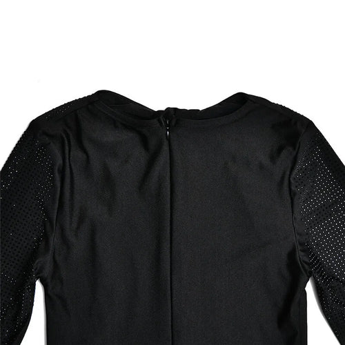 Load image into Gallery viewer, Hollow Out Sparkle Long Sleeve Maxi Dress For Women Glitter Vestidos Robe New Bodycon Shiny Night Club Party Long Dress
