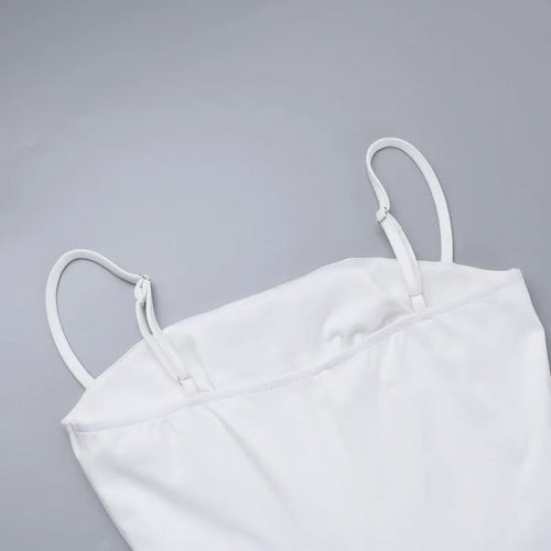 Load image into Gallery viewer, Elegant White Sundress Spaghetti Strap Backless Midi Dress For Women Fashion Sleeveless A-line Loose Long Dress New
