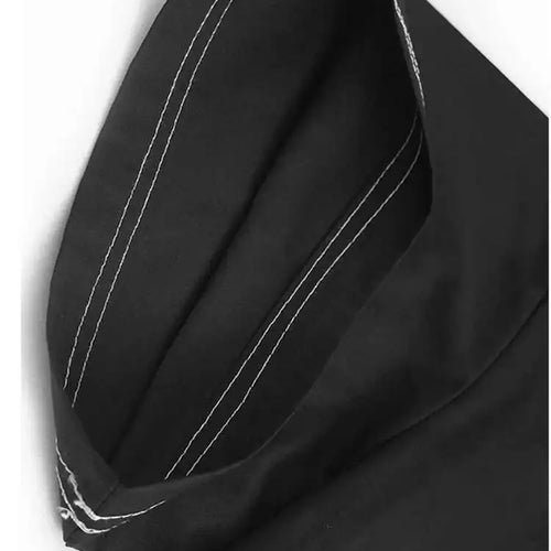 Load image into Gallery viewer, Women Black Pleated Color-block Big Size Midi Dress New Round Neck Short Sleeve Fashion Tide Spring Summer 2025 1DH5237
