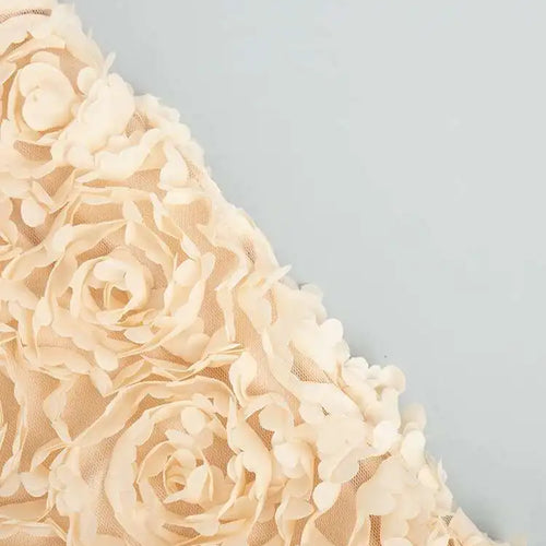 Load image into Gallery viewer, High Elastic Waist Red  Three-dimensional Flower A-line Half-body Skirt Women Fashion Tide New Spring Autumn 20251DH8549
