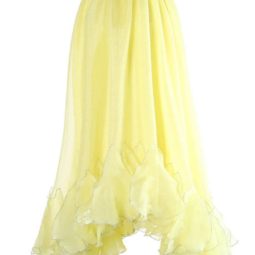 Load image into Gallery viewer, High Elastic Waist Black Organza Ruffles Irregular Shaped Half-body Skirt Women Fashion New Spring Autumn 2025 1DJ0913
