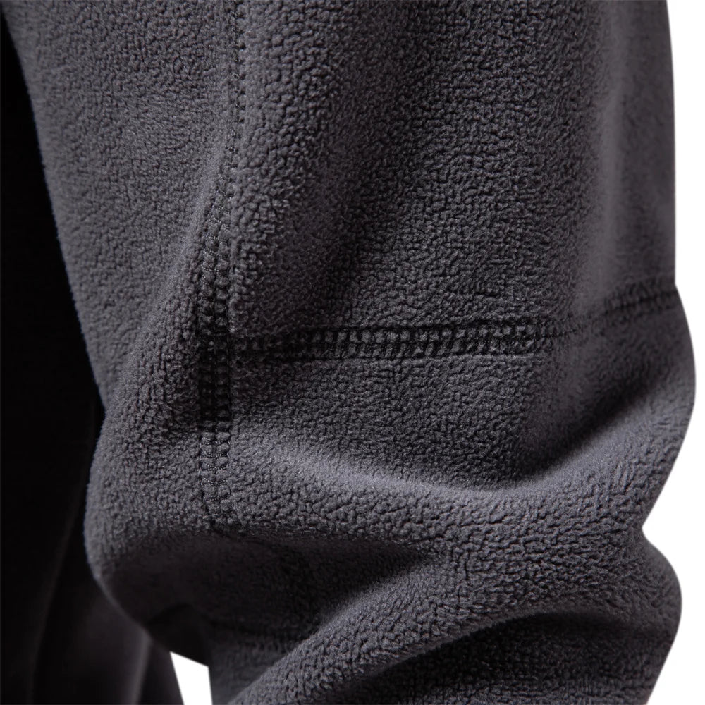 Brand Quality Thicken Warm Fleece Jacket for Men Zipper Neck Pullover Men's Sweatshirt Soft Shell Mens Jacket