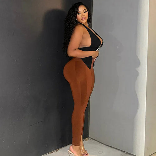 Load image into Gallery viewer, Halter V Neck Sexy Crop Tops Women Fashion Sleeveless Backless Ruched Tank Tops Female Solid Fashion Club Tops Elegant
