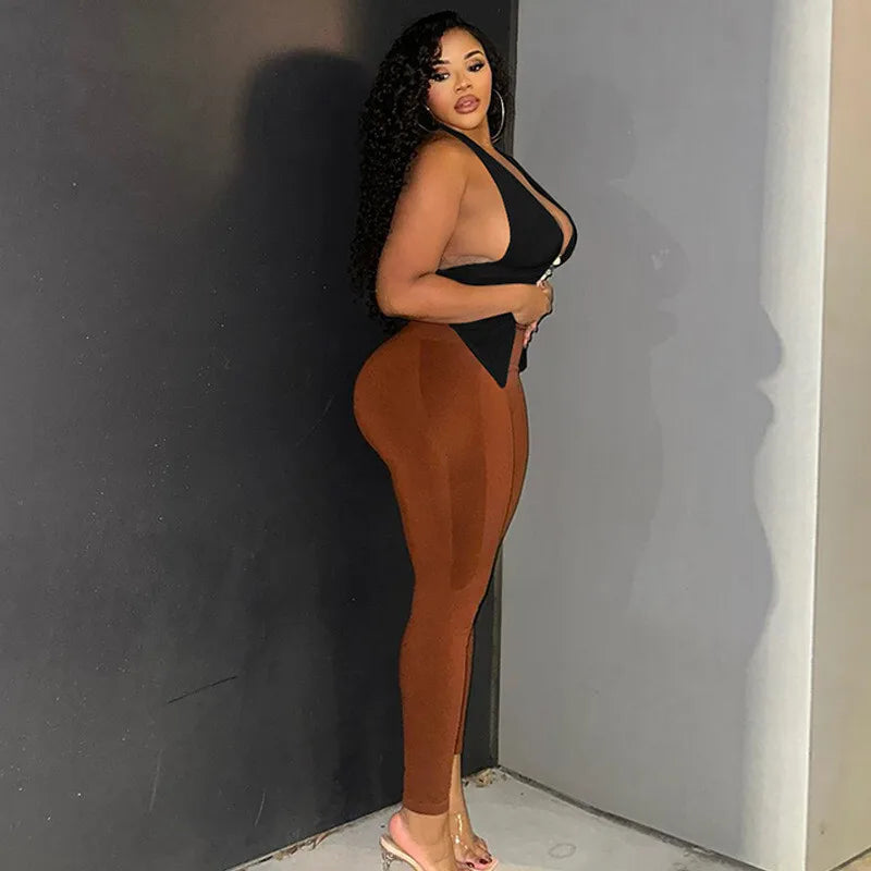 Halter V Neck Sexy Crop Tops Women Fashion Sleeveless Backless Ruched Tank Tops Female Solid Fashion Club Tops Elegant