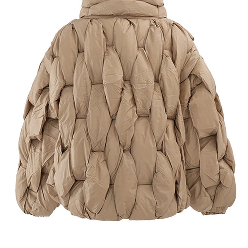 Load image into Gallery viewer, Brown Thick Big Size Keep Warm Cotton-padded Coat Long Sleeve Women Parkas Fashion Tide New Autumn Winter 2025 CP3464
