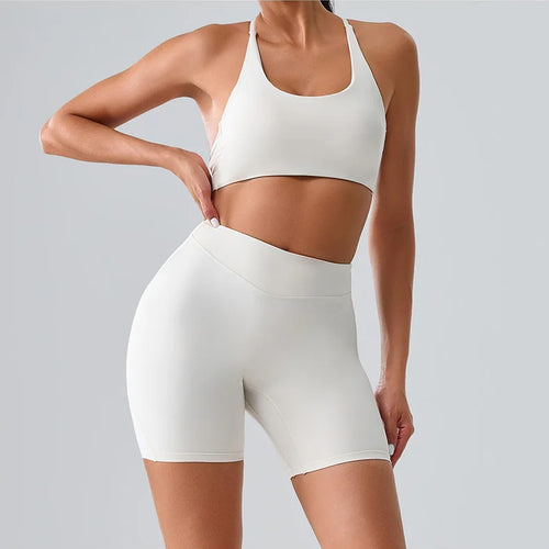 Load image into Gallery viewer, Yoga clothes Sports Bra Scrunch Push-up High Support Adjustable Thin Shoulder Strap Tank Women Fitness Top
