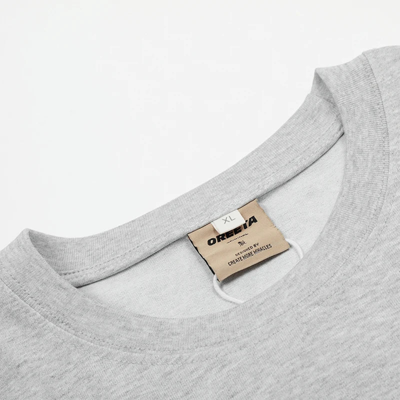 Men's T-shirts Long Sleeve New  American Style Line Zipper Trendy Solid Color Pullover Design Male Pullover Clothing 9W1762