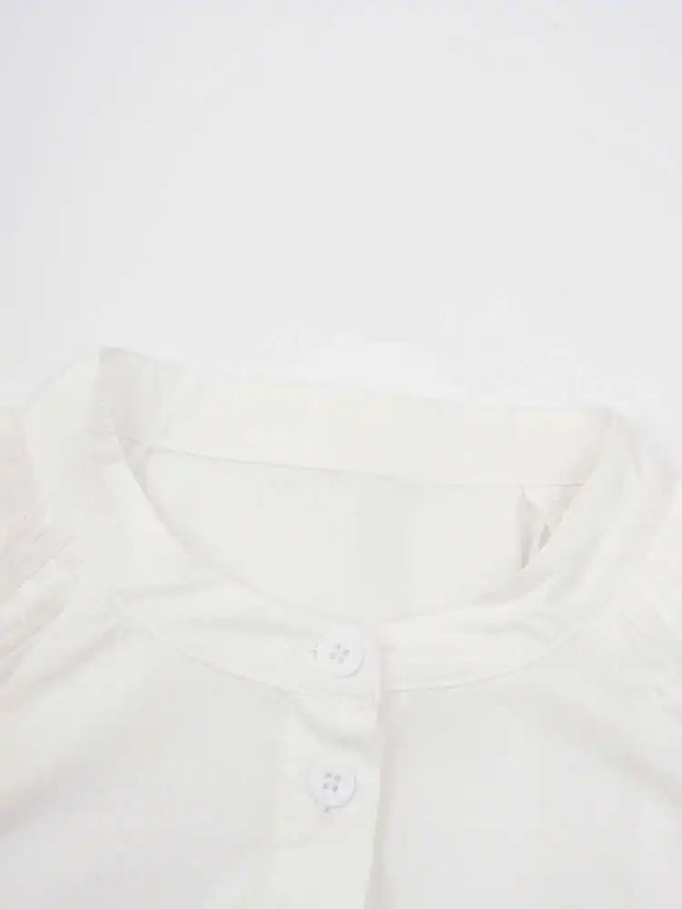 Women White Kniitting Irregular Big Size Shirt Dress New Turtleneck Long Sleeve Fashion Tide Spring Autumn 2025 CPDB269