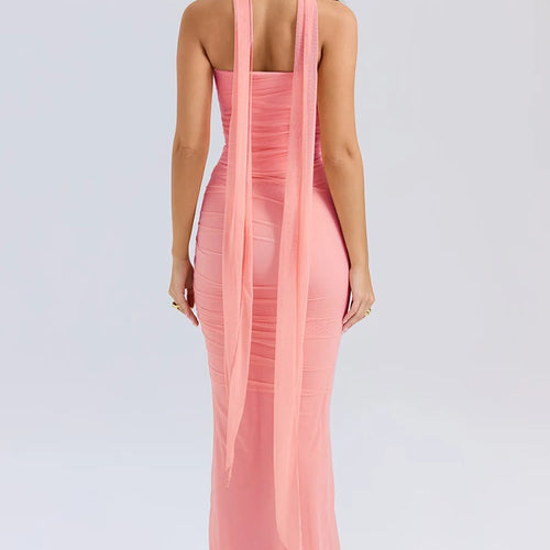 Load image into Gallery viewer, Sexy Two Pieces Sets For Women Strapless Off-shoulder Sleeveless Tops And Elegant High Waist Long Skirt Two Pieces Sets
